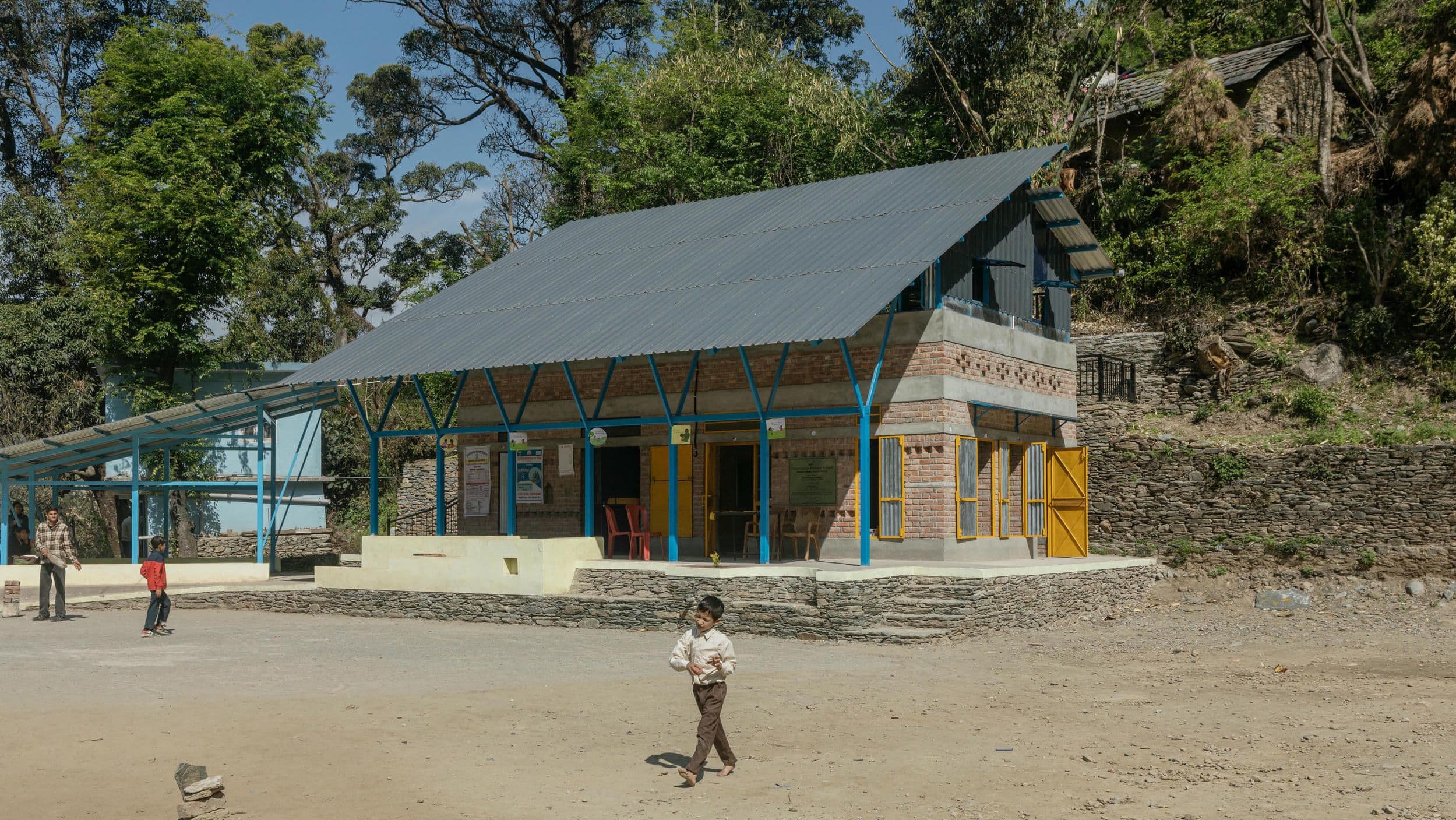 Rebuilding a school from rubble