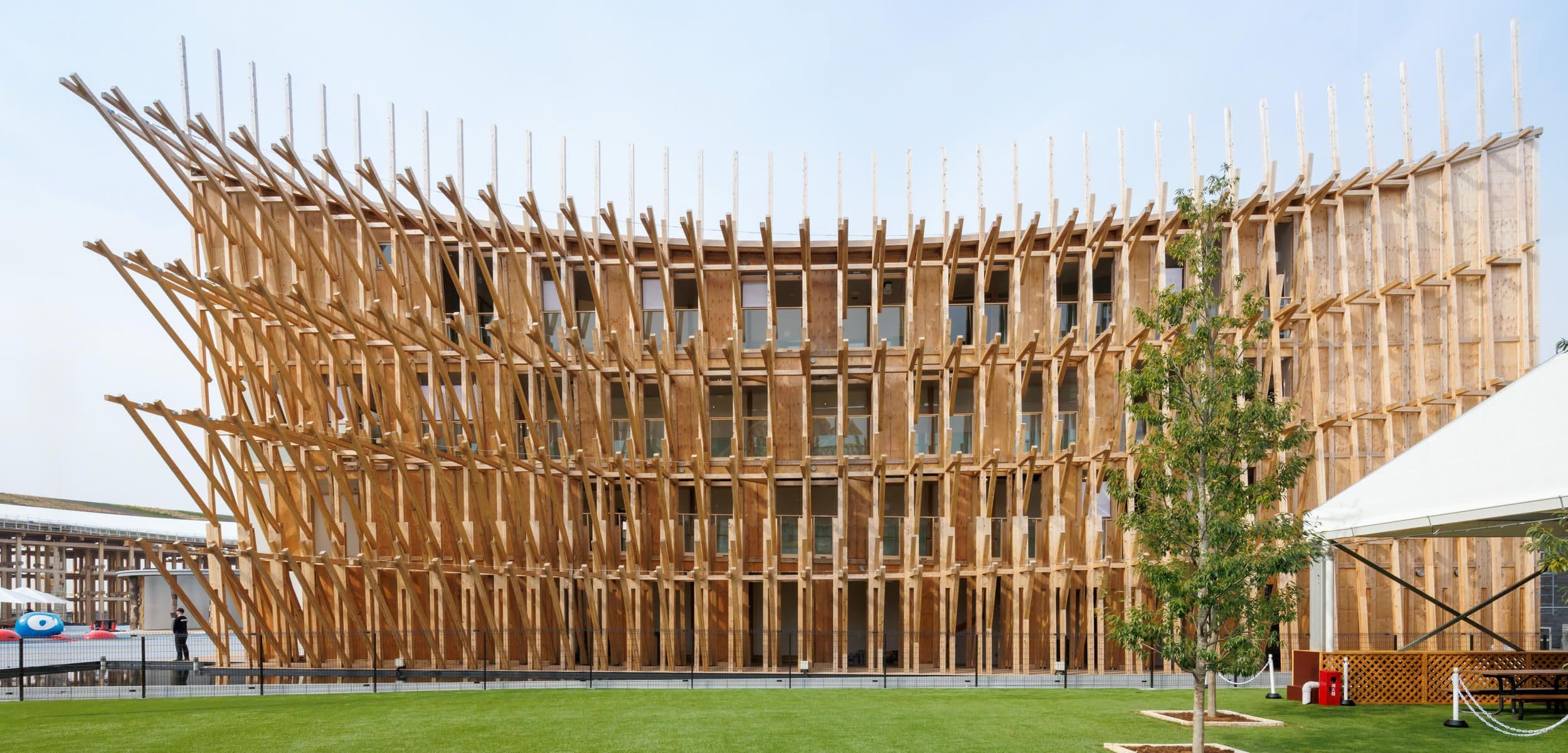 Facade / Connecting Seas by Lina Ghotmeh-Architecture