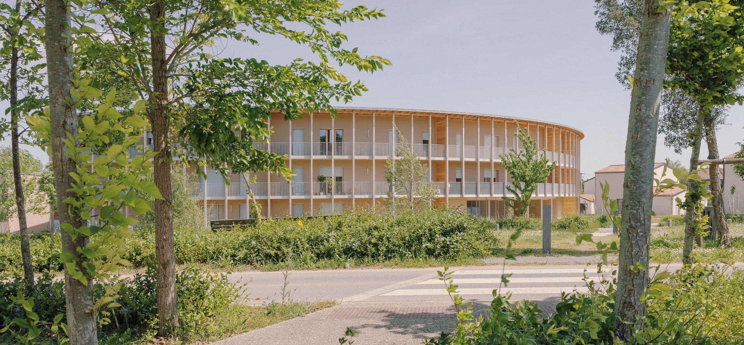 Cornebarrieu: una corte circolare per il social housing