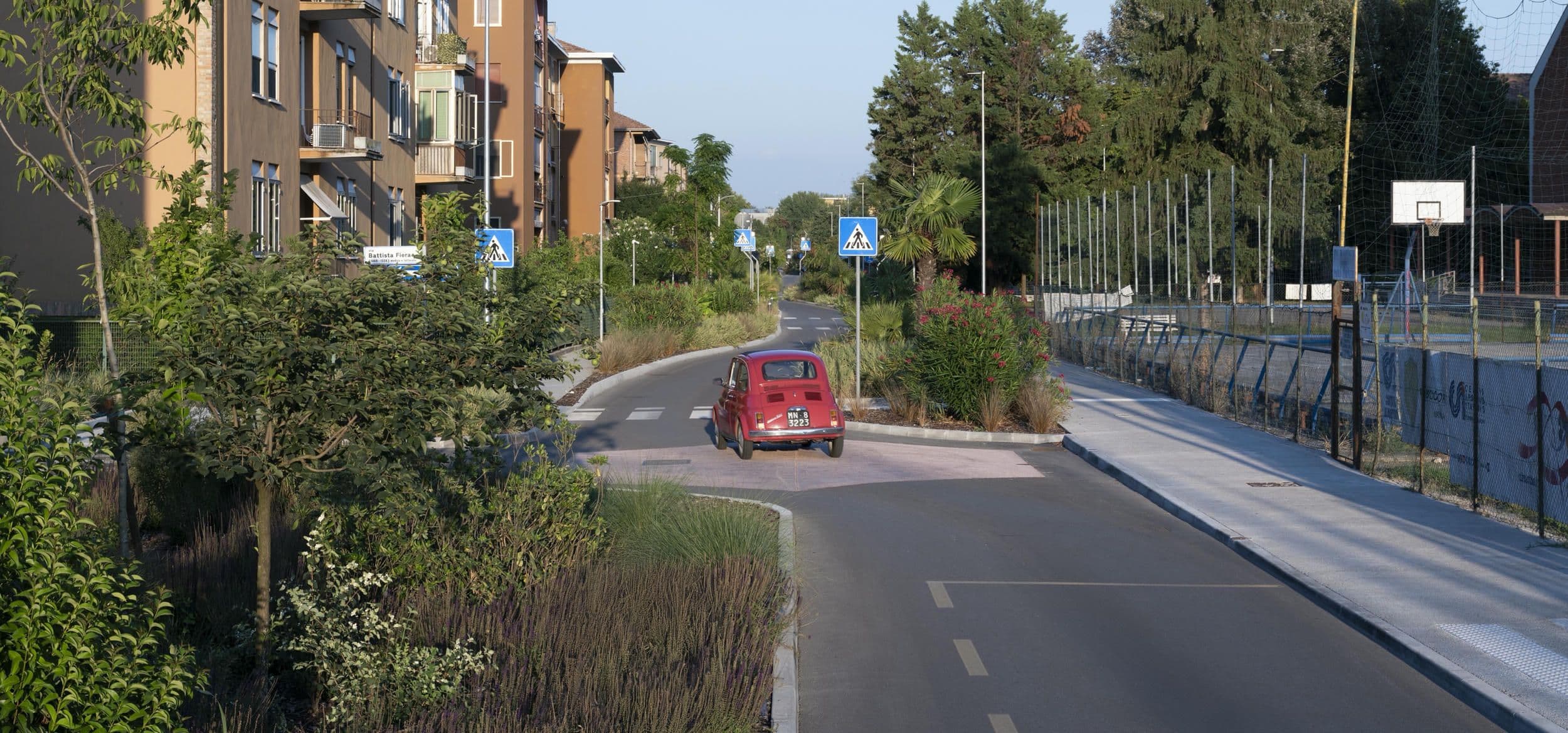 When the road becomes part of the city