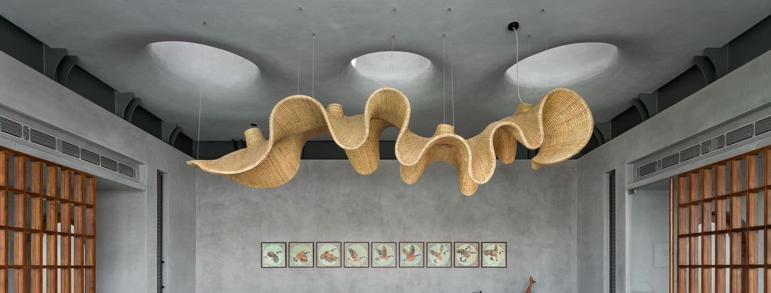 Ceiling / The pavillion by Workshop Inc