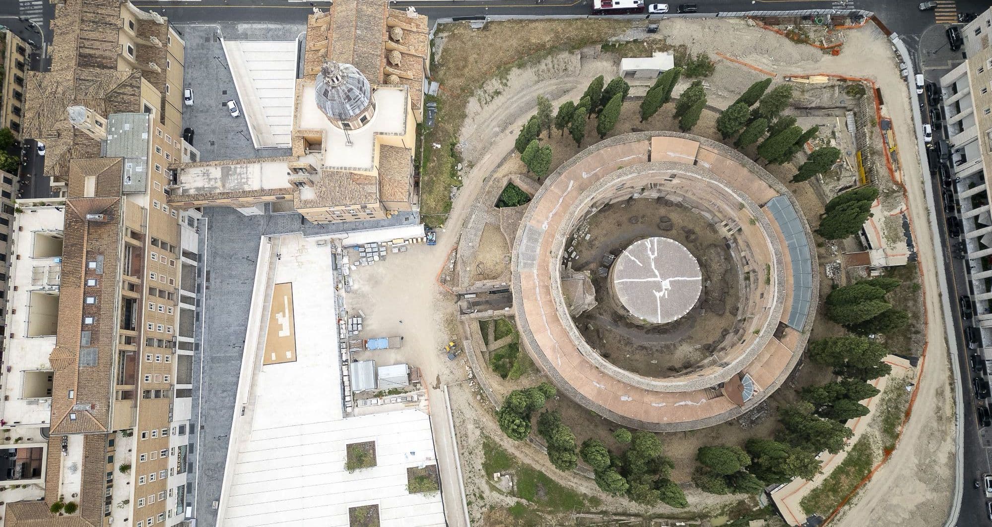 Il nuovo assetto di Piazza Augusto Imperatore a Roma